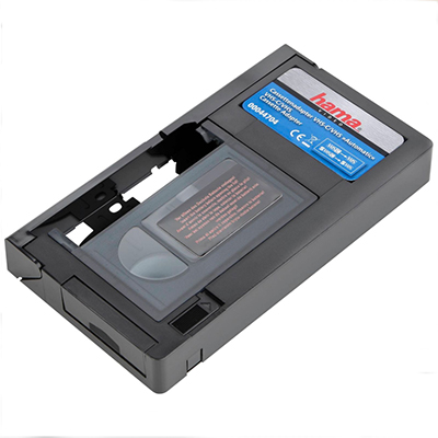 Adaptateur cassette vidéo VHS-C vers VHS