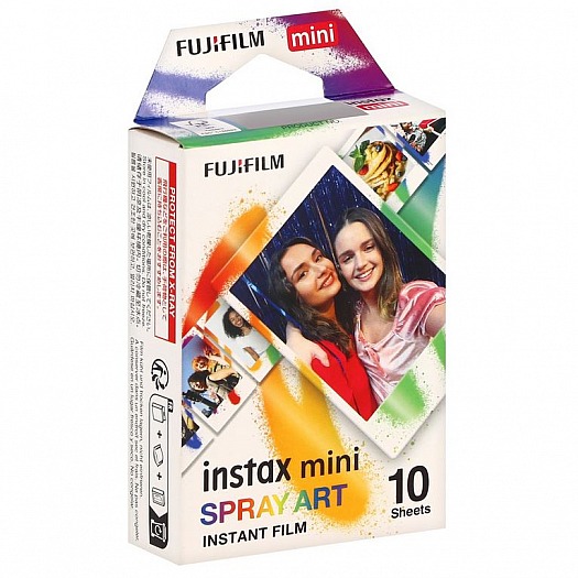 Film Fuji Instax Mini Spray art